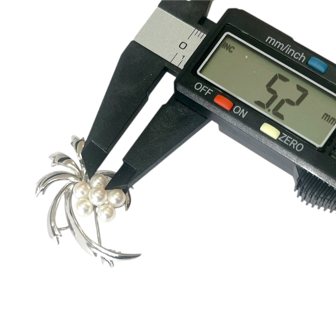 MIKIMOTO - 【極美品】MIKIMOTO パールブローチ リーフ お花 アコヤ