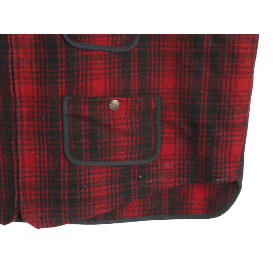 L.L.Bean - 80s USA製 エルエルビーン フルジップ ウール ベスト