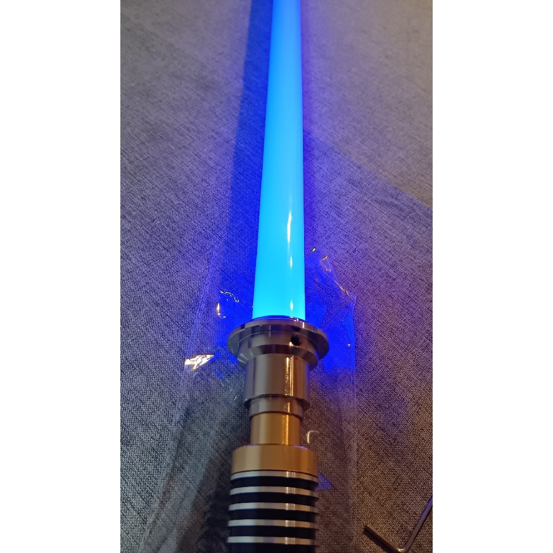 合金製ライトセーバー ルーク仕様 SWギミック 振動 音 光 usb充電 新品