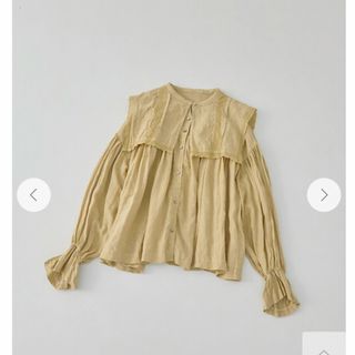 nest Robe - コットンラミー襟付きショートブルゾンの通販 by いぬいぬ