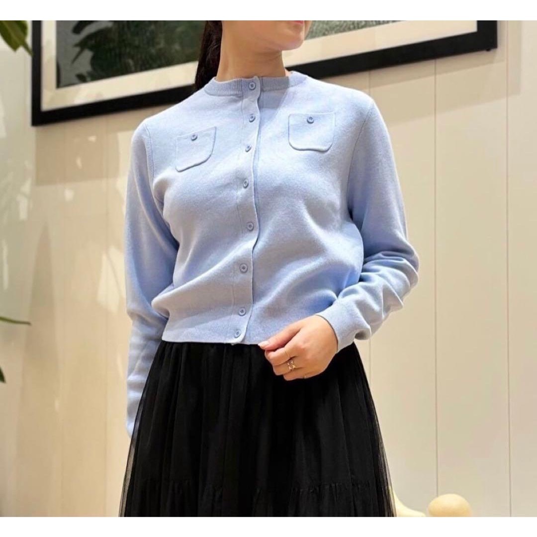 TOMORROWLAND - 新品CABaN コットンカシミヤ クルーネックカーディガン