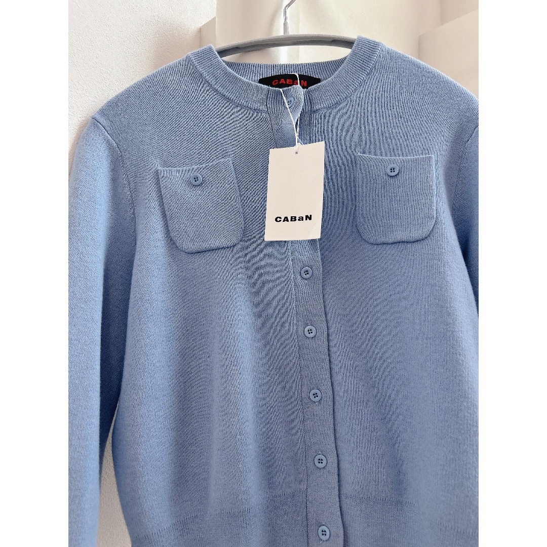 TOMORROWLAND - 新品CABaN コットンカシミヤ クルーネックカーディガン