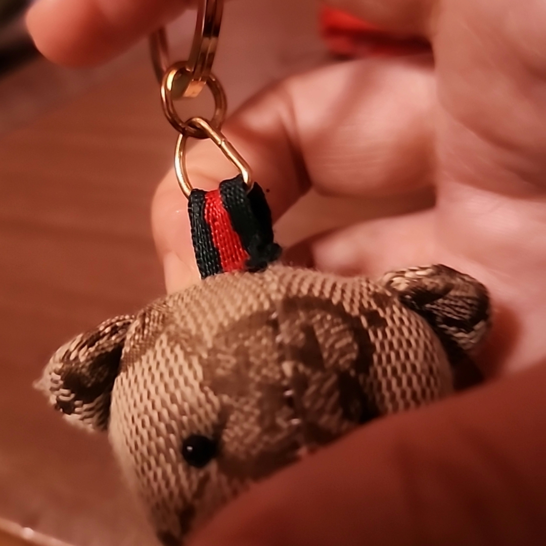 GUCCI - GUCCI グッチ テディベアキーホルダー・ キーリング・ バッグ