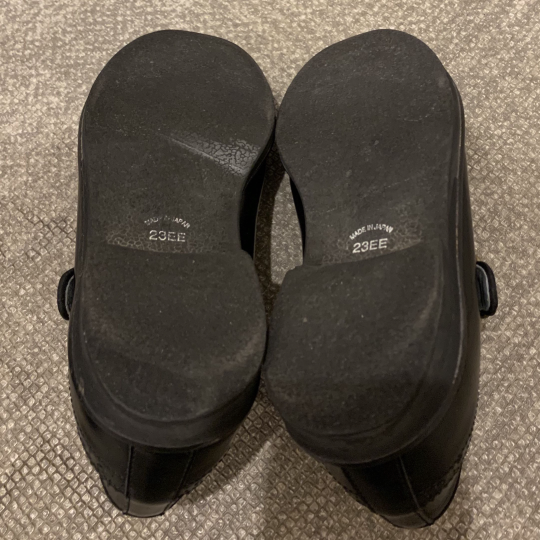 HARUTA - HARUTA 革靴 SF373 黒 メリージェーンシューズ 23cmの通販 by