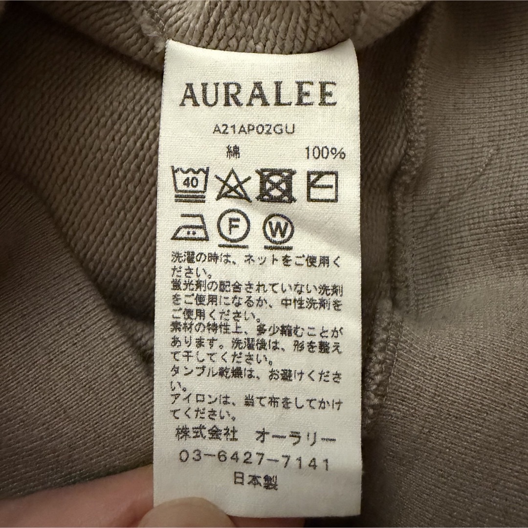 AURALEE - オーラリー スーパーソフトスウェット モックネック