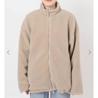 Spick & Span - スピック&スパン ノーカラーコート ミドル丈 ウール