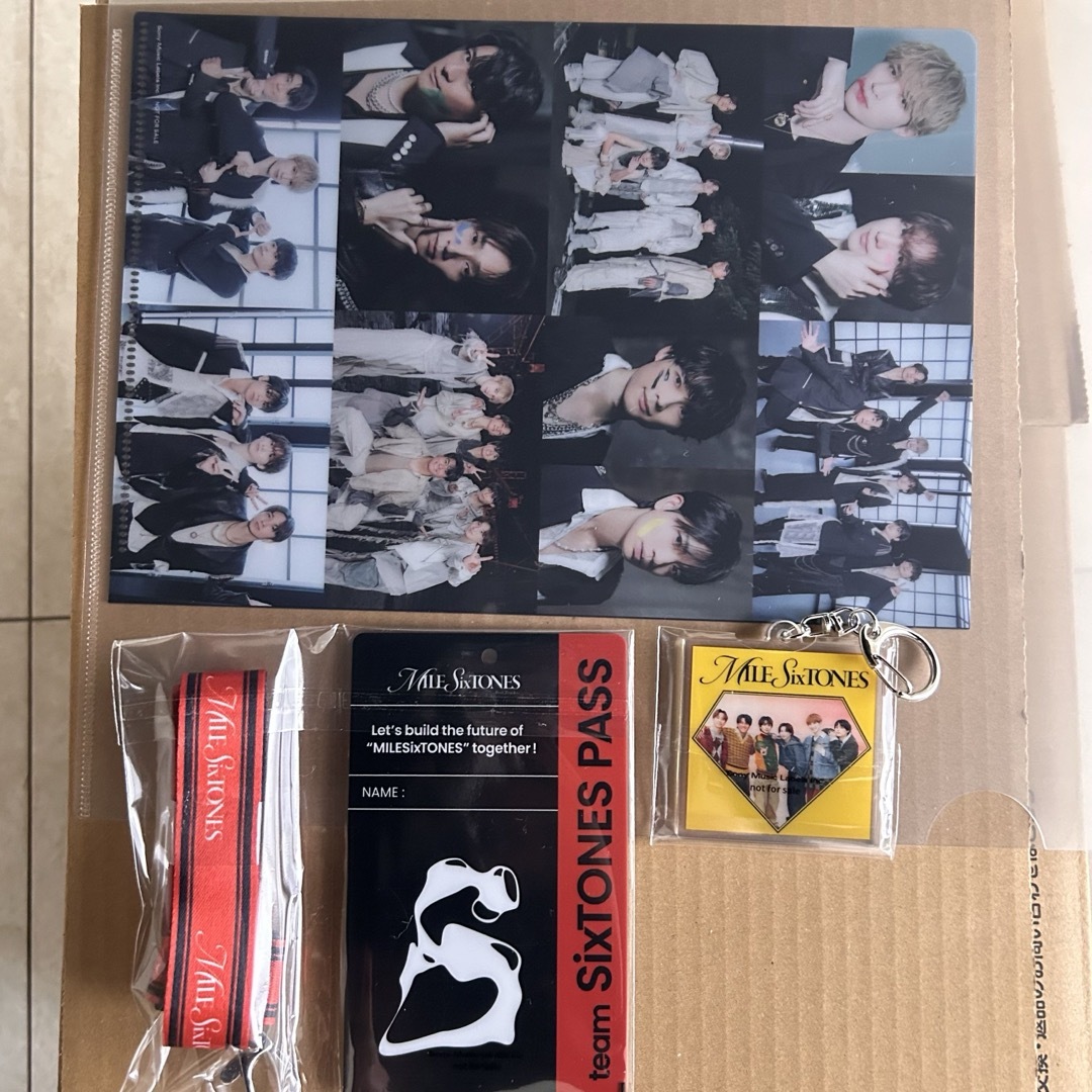 SixTONES - SixTONES アルバム MILESixTONES 先着特典 3点セットの通販