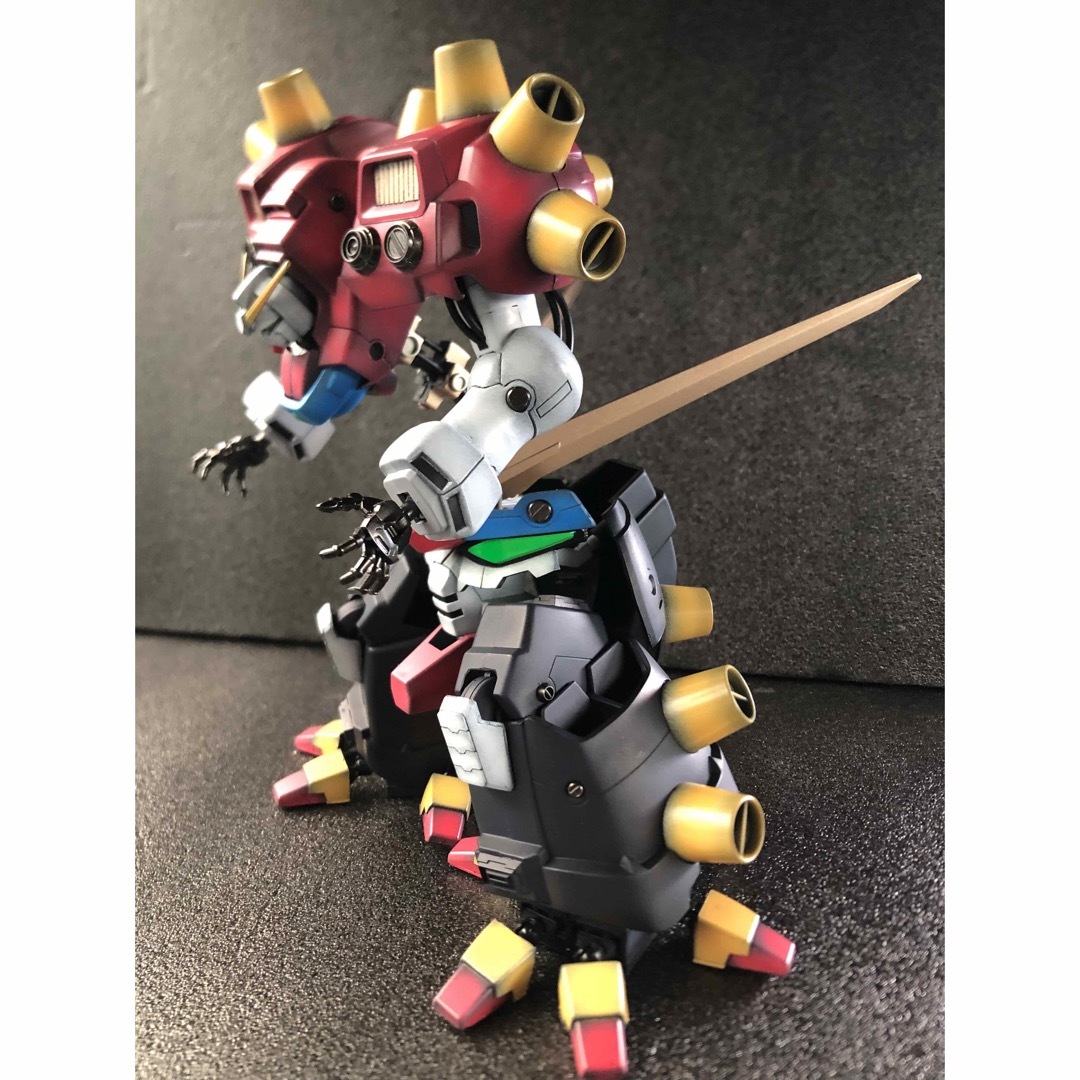 ガンプラ バンダイ デビルガンダム 旧キット 改造 全塗装 完成品【G