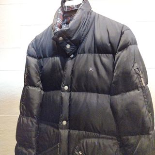 BURBERRY BLACK LABEL - 美品 レア バーバリーブラックレーベル ダウン