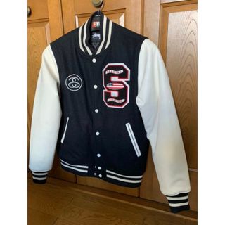 STUSSY - 激レア! OLD STUSSY “BIG 4” VARSITY JACKETの通販 by k