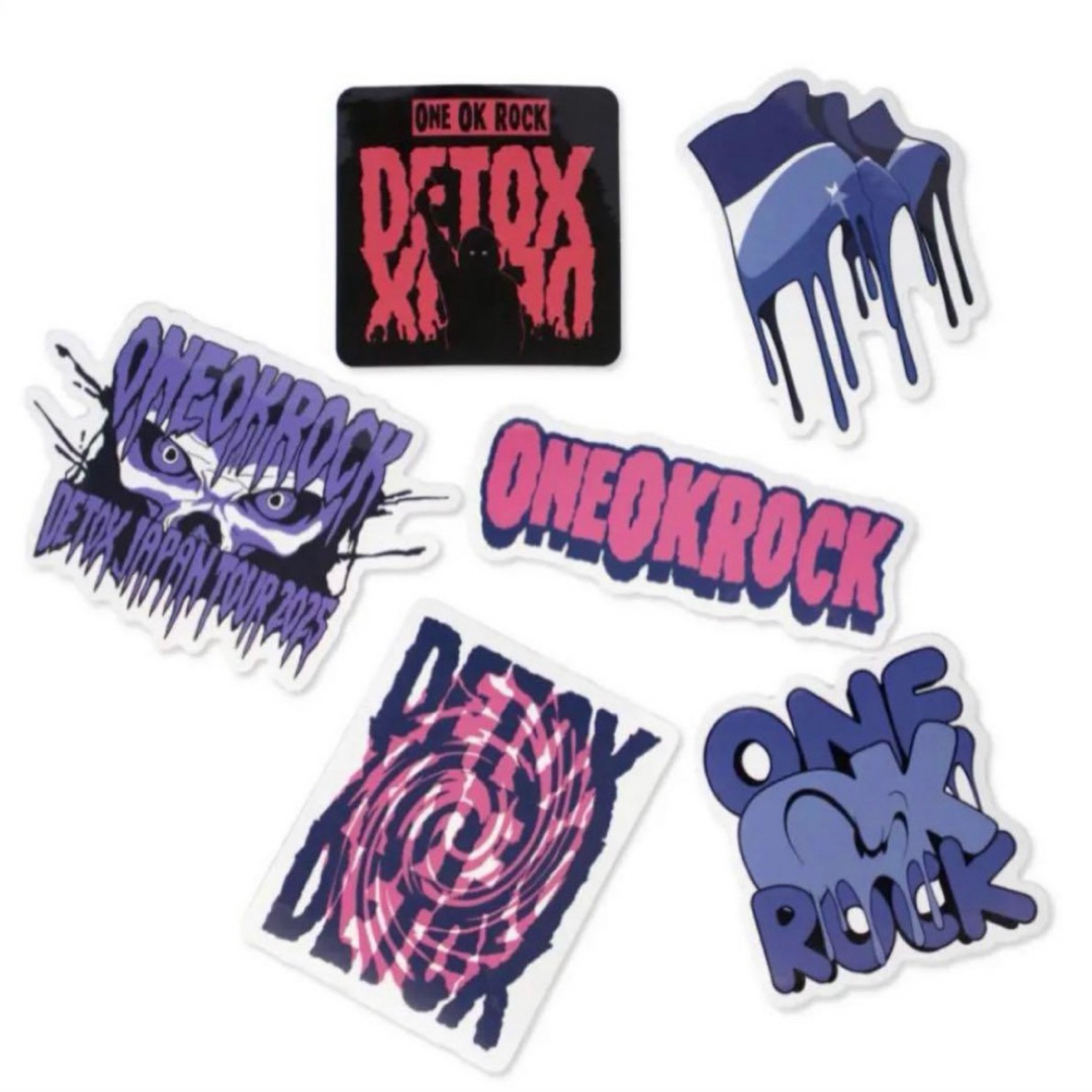 one ok rock 2025 detox ステッカー ラバーバンド Tシャツ