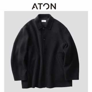 ATON - ATON エイトン コート フード付き モッズコート AIR VENTILE