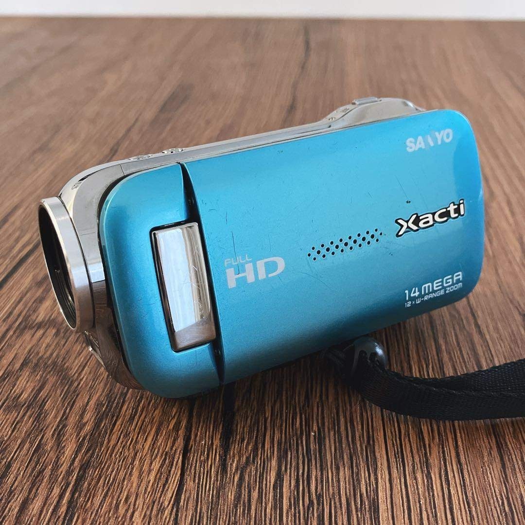 SANYO Xacti DMX-GH1 ビデオカメラ 本体 ブルー 元箱付き SANYO Xacti