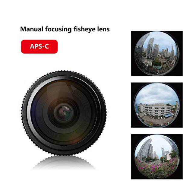 SONY ミラーレスカメラ対応！魚眼レンズ！Eマウントレンズの通販 by