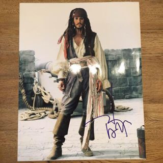 証明書付き☆ジョニーデップ 直筆サインポスターの通販 by モモ's shop