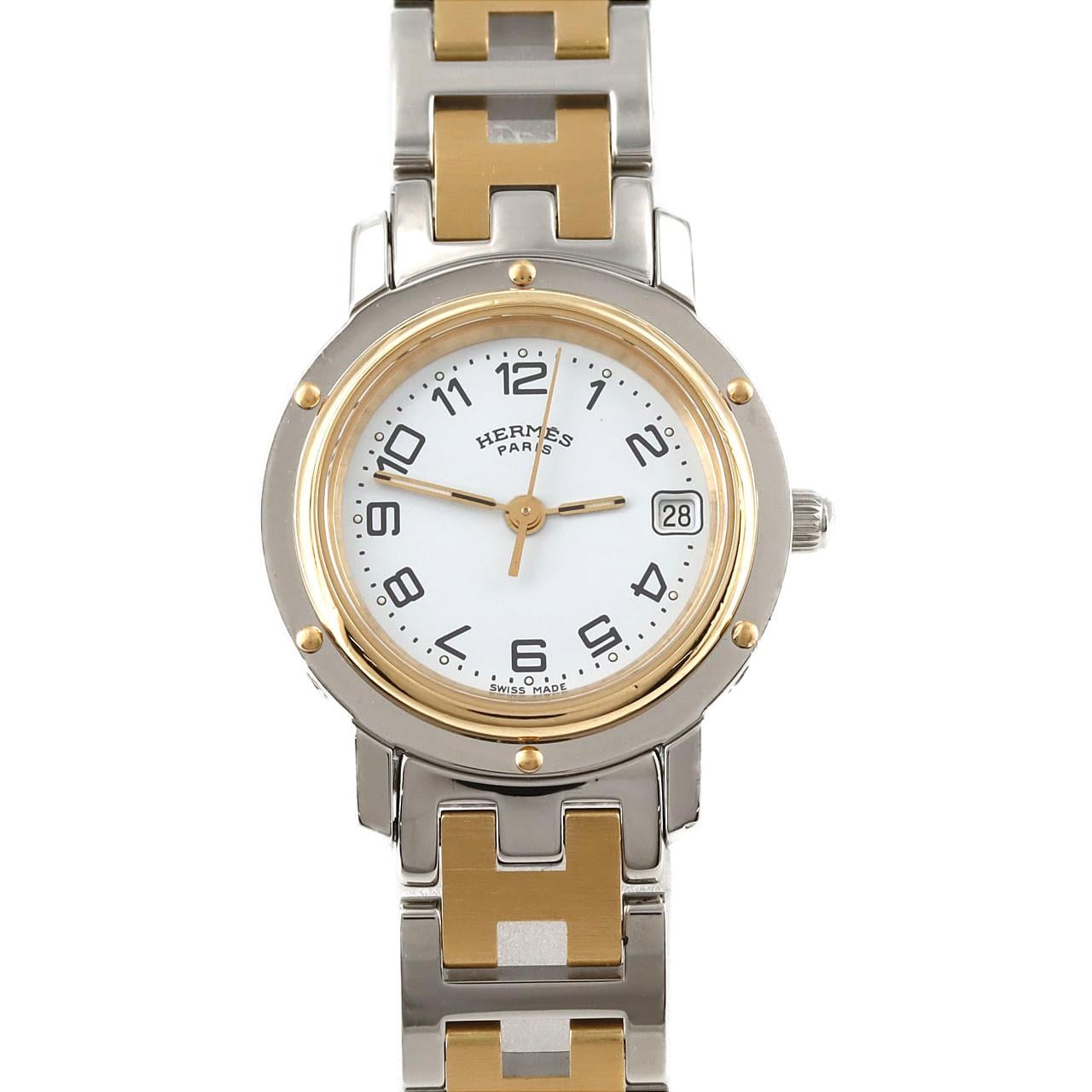 コメ兵｜エルメス クリッパー コンビ CL4.220 SSxGP クォーツ