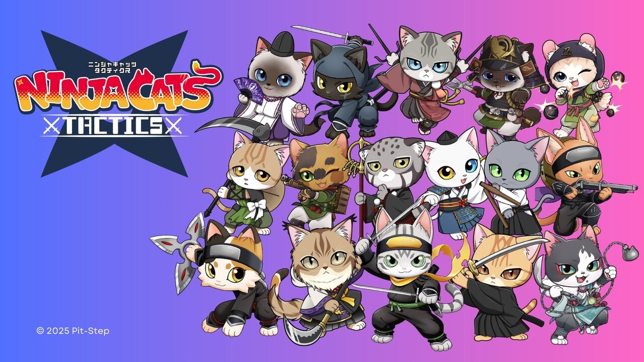 ゲーム『NINJA CATS: Tactics』の声優に犬山たまき、本阿弥あずさら