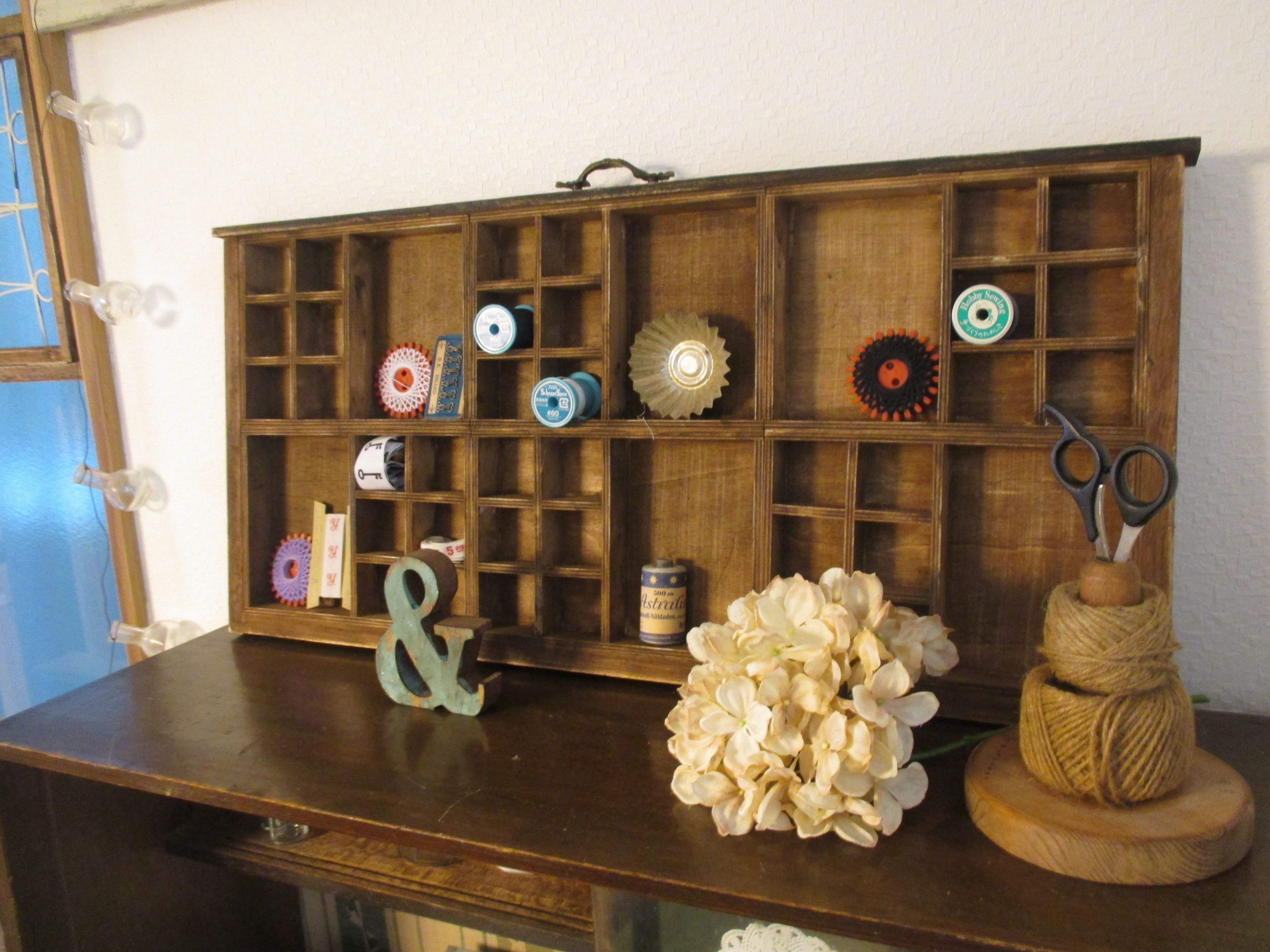 100均に見えない？！本格！アンティーク風プリンタートレイ