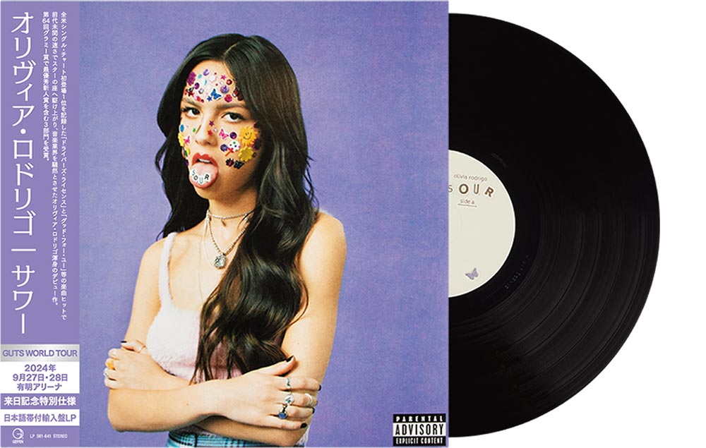 オリヴィア・ロドリゴ来日記念帯付きアナログ盤、アンコール販売！|ロック