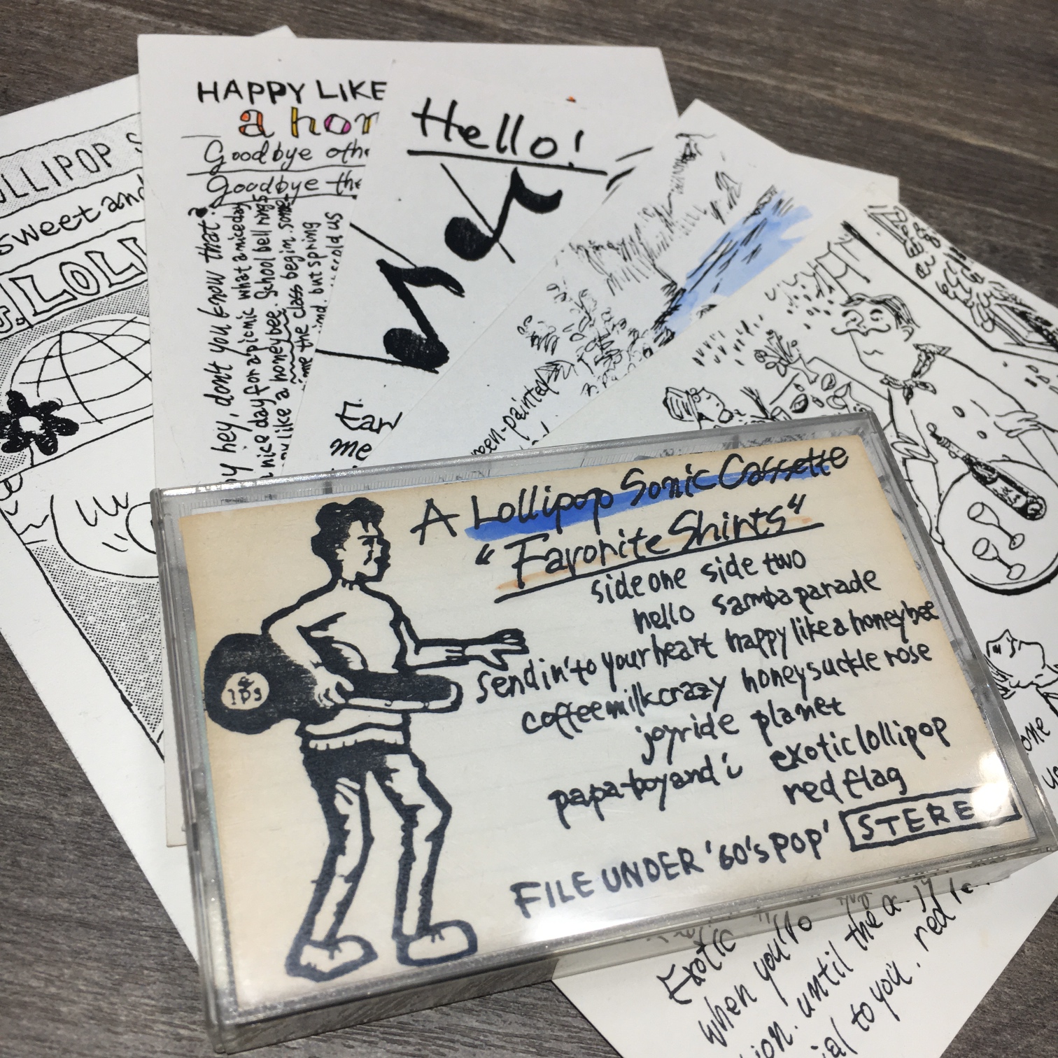 渋谷】1/27(土)LOLLIPOP SONIC「Favorite Shirts(CASSETTE)」緊急出品