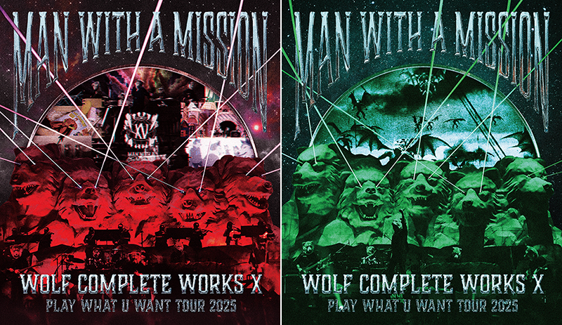 MAN WITH A MISSION 最新ライブBlu-ray＆DVD 『Wolf Complete Works X