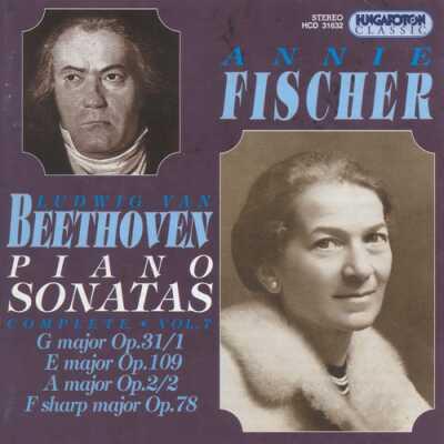 Piano Sonata, 2, 16, 24, 30, : Annie Fischer : Beethoven (1770