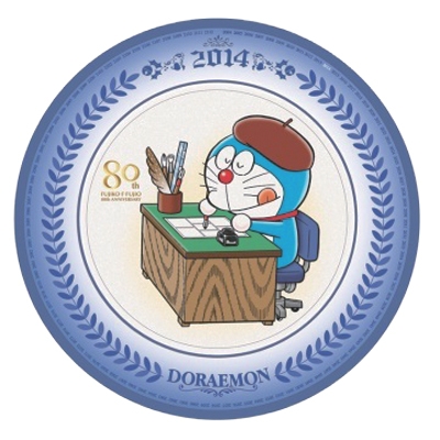 かお ドラえもん イヤープレート35周年記念 新品 おまけ付 かお様専用