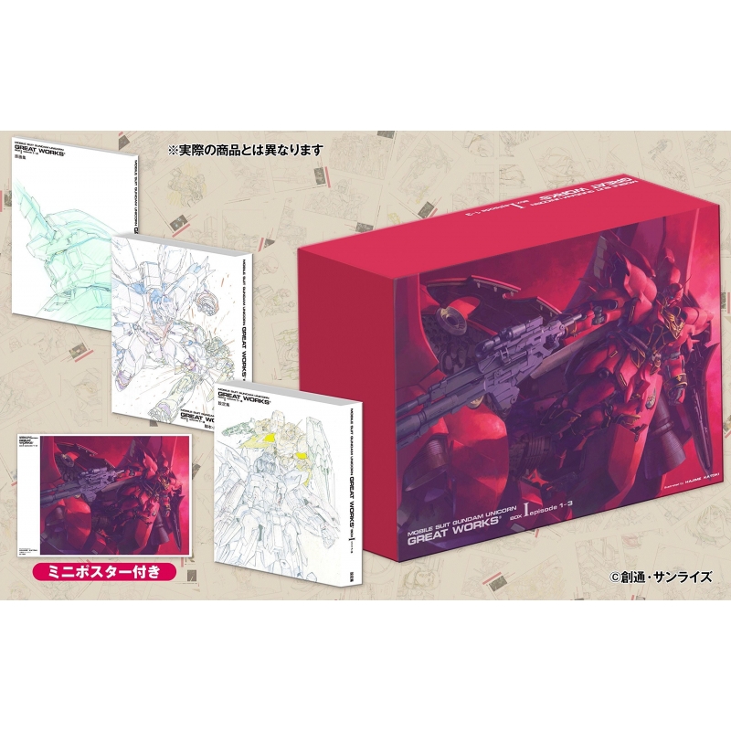 機動戦士ガンダムUC GREAT WORKS -完全設定資料集-BOX I episode1-3