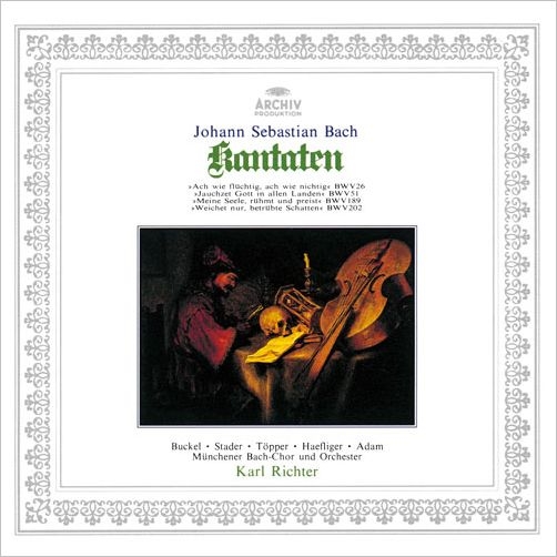 カンタータ第26番、第51番、第189番、第202番 カール・リヒター