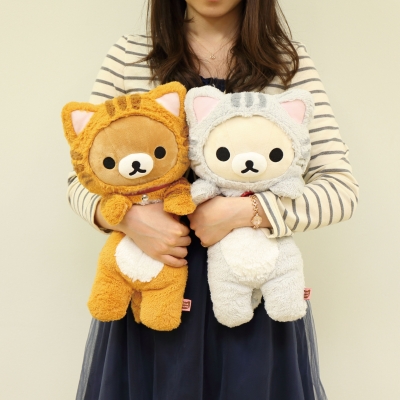 くたくた抱きぐるみ コリラックマ（のんびりネコテーマ） : リラックマ