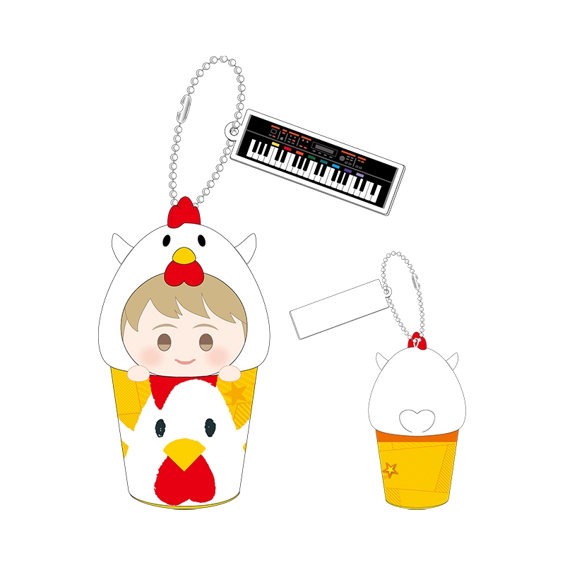 MGA なりきり！からあげクン ぬいぐるみキーチェーン（3種セット