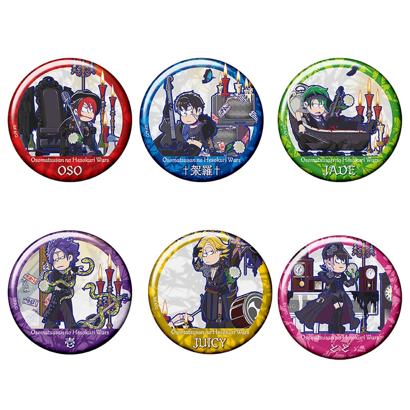 トレーディング缶バッジ（松の市）/ おそ松さんのへそくりウォーズ'20