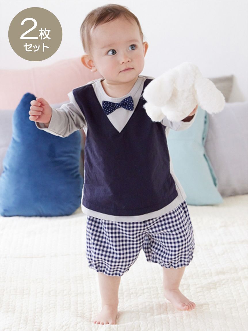 ベビー]Tシャツパンツセット（ウェアセット(ベビー)）｜hakka baby