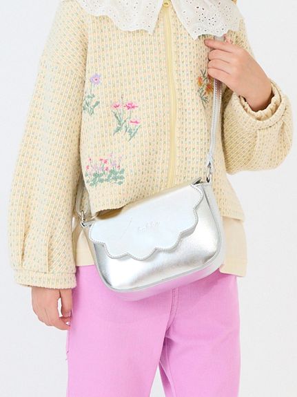 ラメ合皮ショルダーバッグ（ショルダーバッグ）｜hakka kids（ハッカ