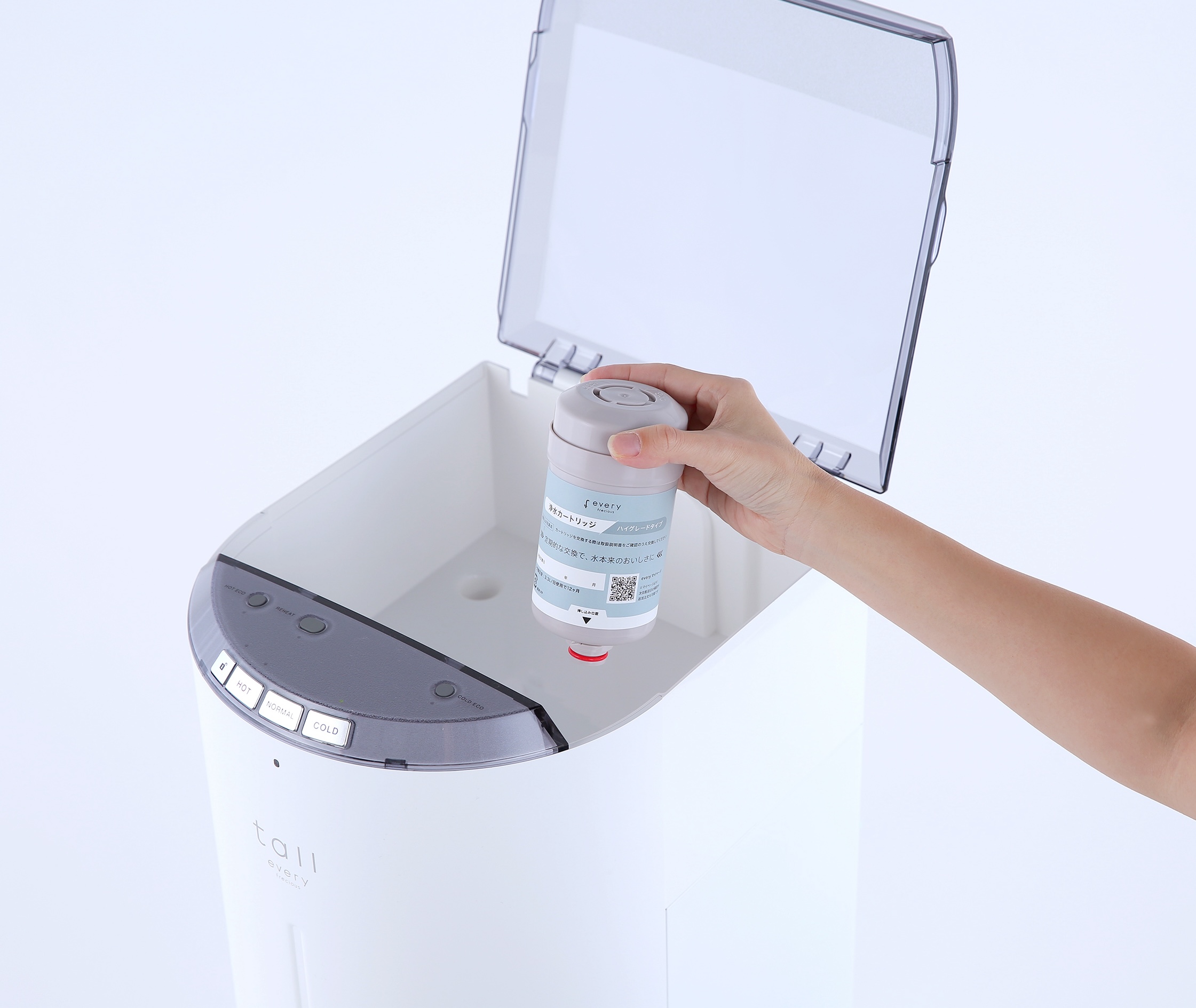 浄水型ウォーターサーバー＜エブリィフレシャス＞の浄水性能がアップ