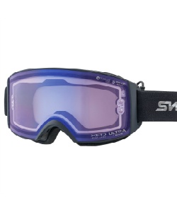 スワンズ(SWANS) スキー スノーボードゴーグル 眼鏡対応 面発熱レンズ