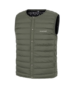 ダウンベスト スペリオダウン ラウンドネックベスト 1101670 DGN