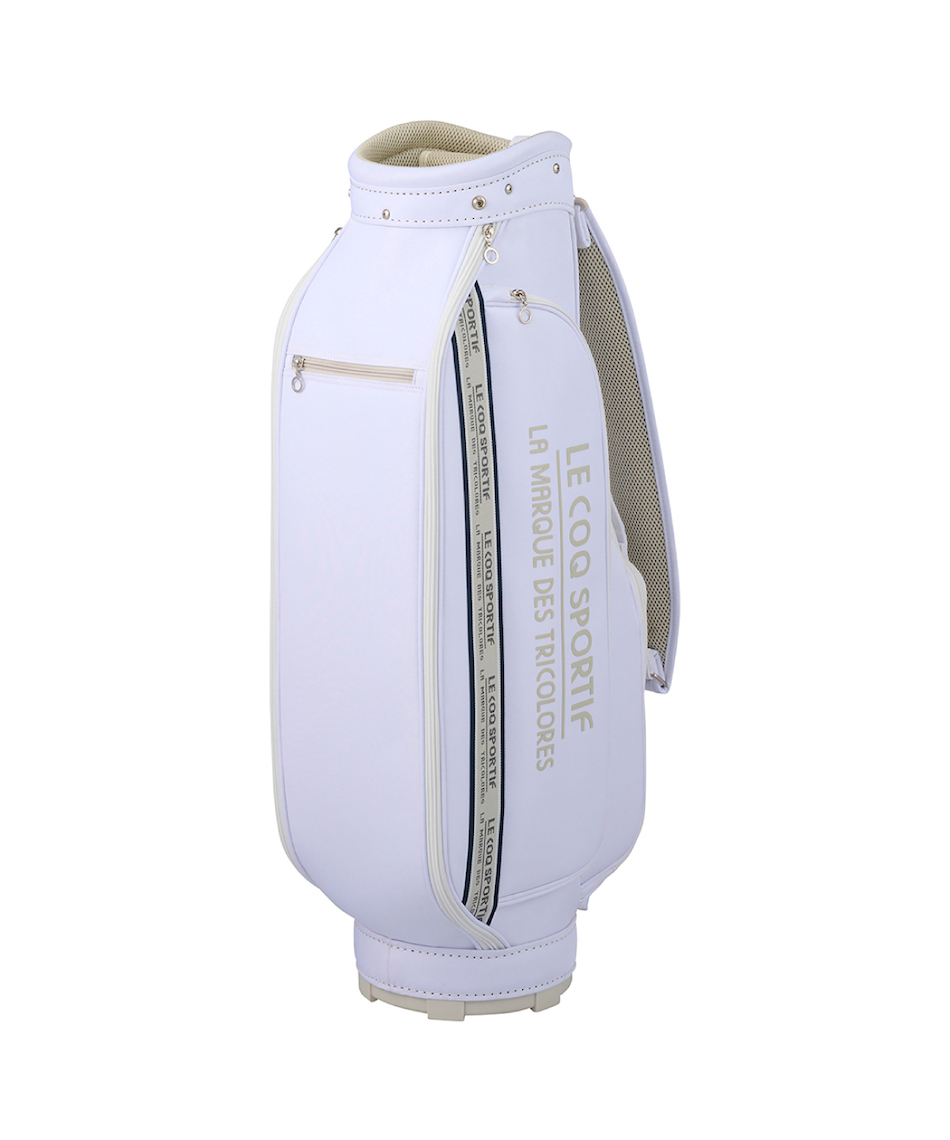 ルコック / le coq 9型キャディバッグ(QQBQJJ03) 白 極上品 メンズ