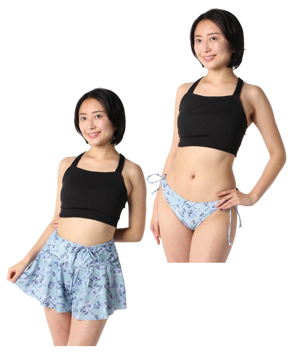 ブラックシャーク(Blackshark) 水着 ビキニ ブーケフラワービキニ3点