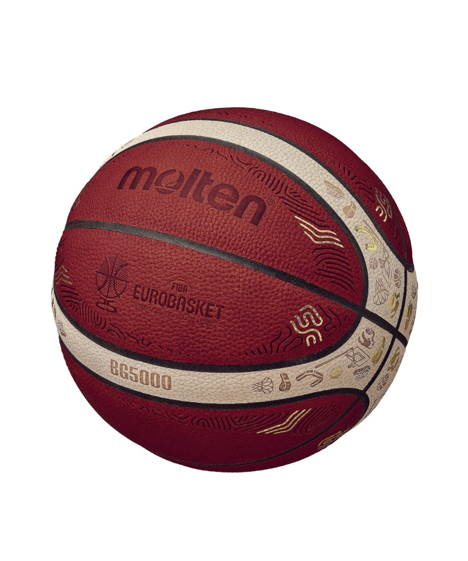 モルテン(molten) バスケットボール 7号球 EuroBasket 2025 公式試合球
