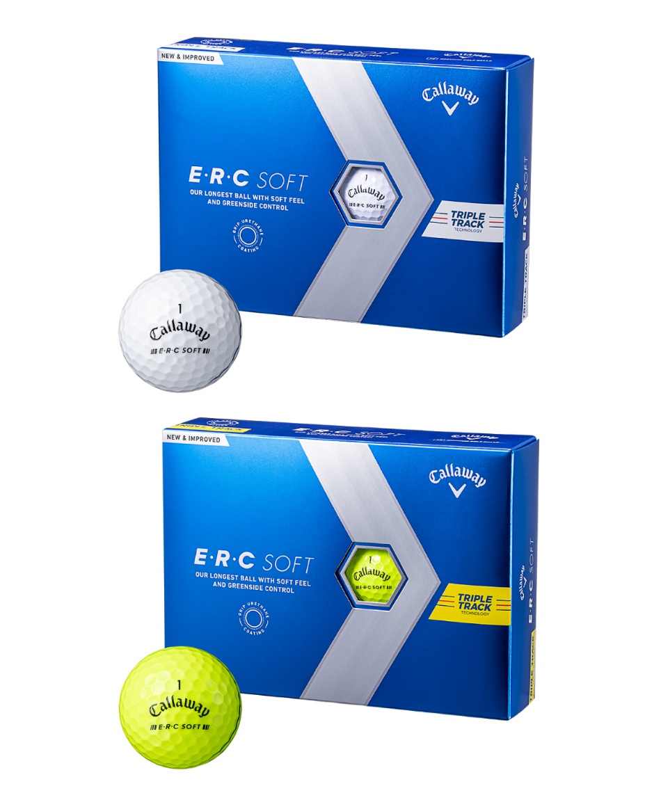キャロウェイ(Callaway) ゴルフボール 1ダース 12個入 ERC SOFTボール