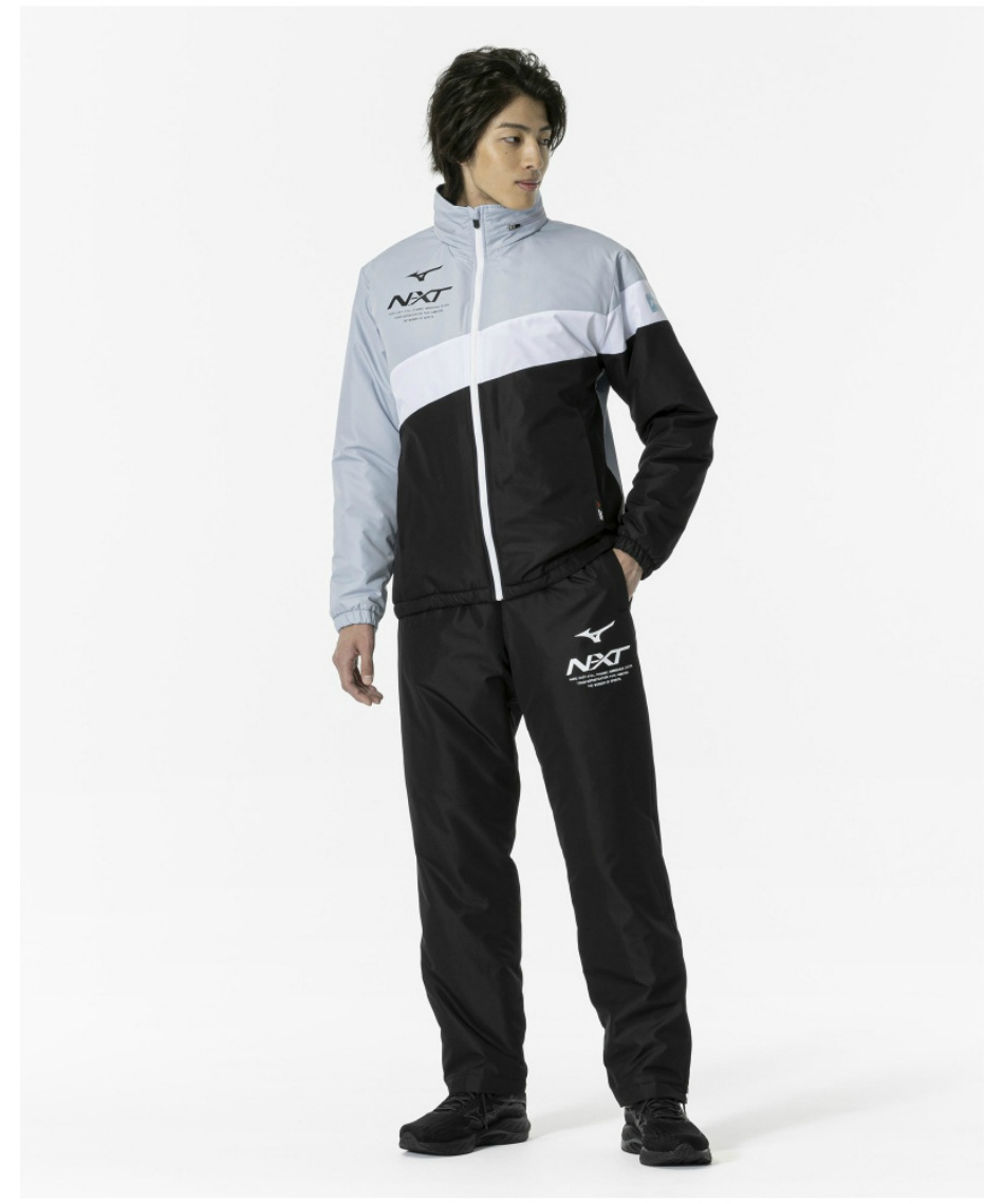 ミズノ(MIZUNO) ウインドブレーカー 上下セット N-XT 中綿ブレスサーモ