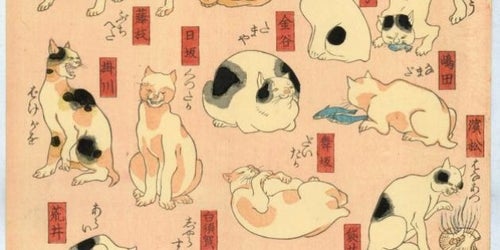 江戸時代から日本は「にゃんとも猫だらけ」だった（浮世絵
