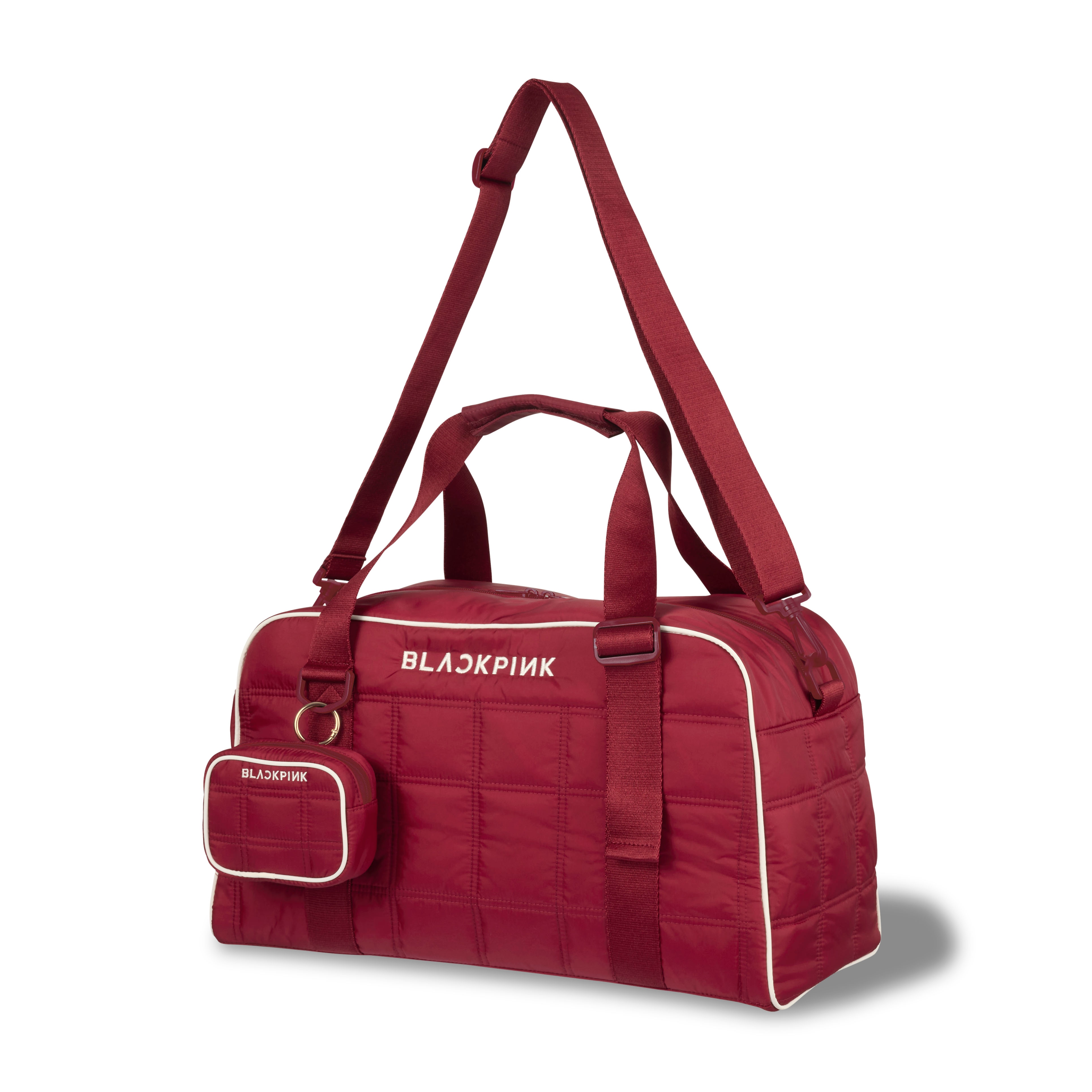 ボストンバッグ&ポーチ -BLACKPINK LOGO-（RED）