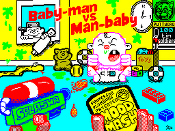 Baby-man Vs Man-baby ZX by PuttyCAD, tinsoldier