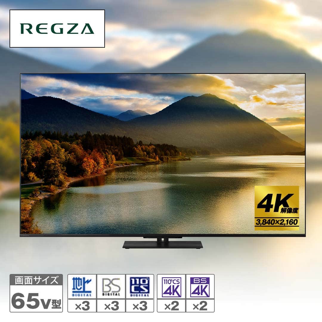 TVS REGZA テレビ 4K液晶テレビ レグザ Z670N series 65V型
