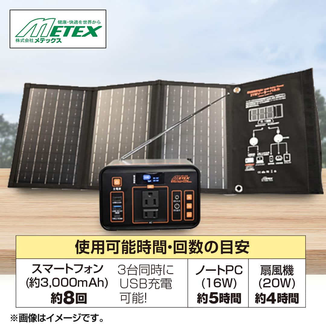メテックス 電池 EVER Power Bright FMメガパワーステーション＋21W