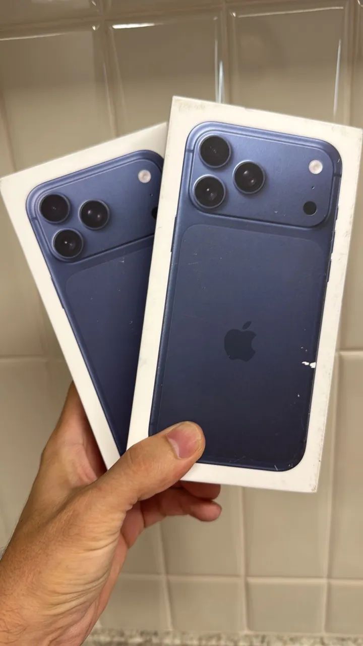 iPhone 17 Pro Max 256GB Azul Lacrado| 01 Ano de Garantia| Loja