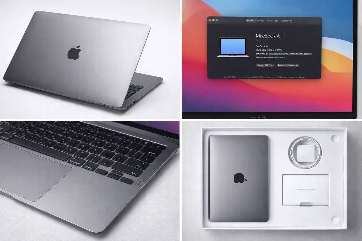 MacBook Air M1 2020 13?3 - 8GB RAM - 256GB Cinza Space - 83 ciclos