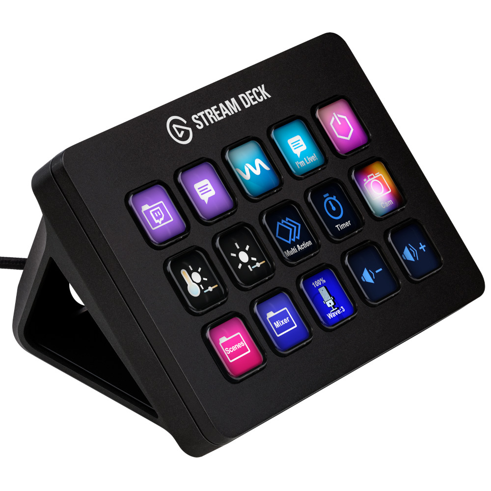 Elgato USB 15 Key Customisable Stream Deck V2 (10GBA9901) | OcUK